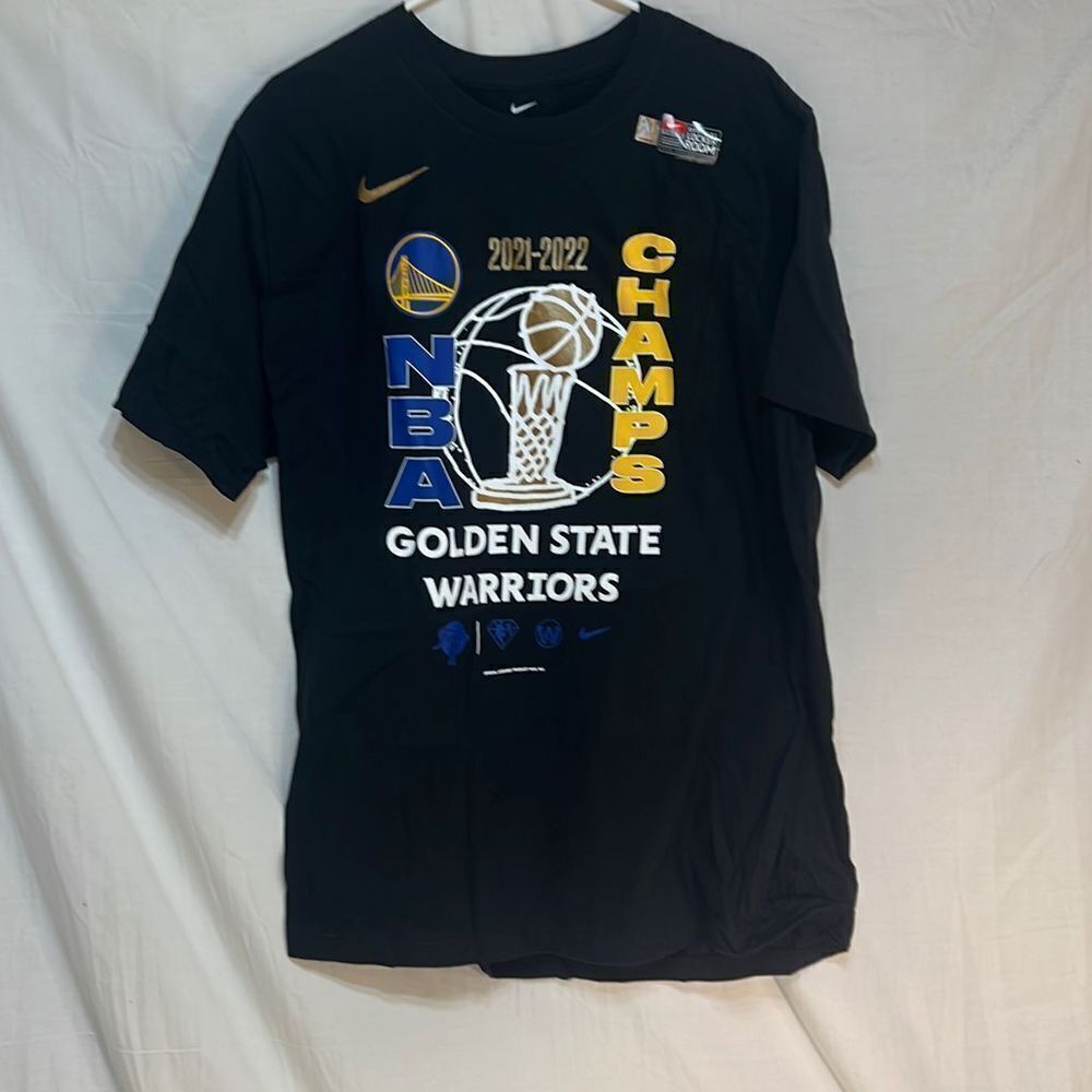 Golden State Warriors NBA Finals Champions T-Shirt -NWT-XL‎